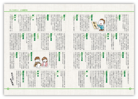 JAの基礎用語集